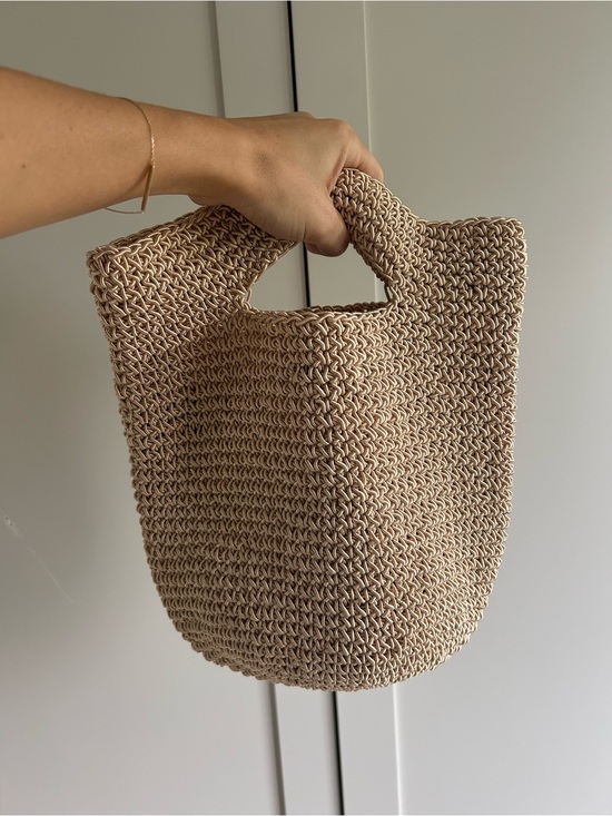 Club Monaco Handbags - Club Monaco Handwoven Tote in Beige